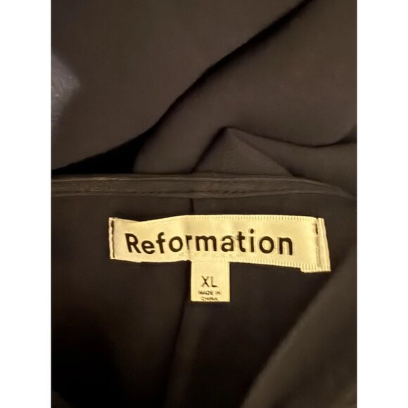 Reformation Maxi Wrap Dress SZ XL Evening Wedding Kimono Flowing Glam Whimsical - Picture 5 of 13